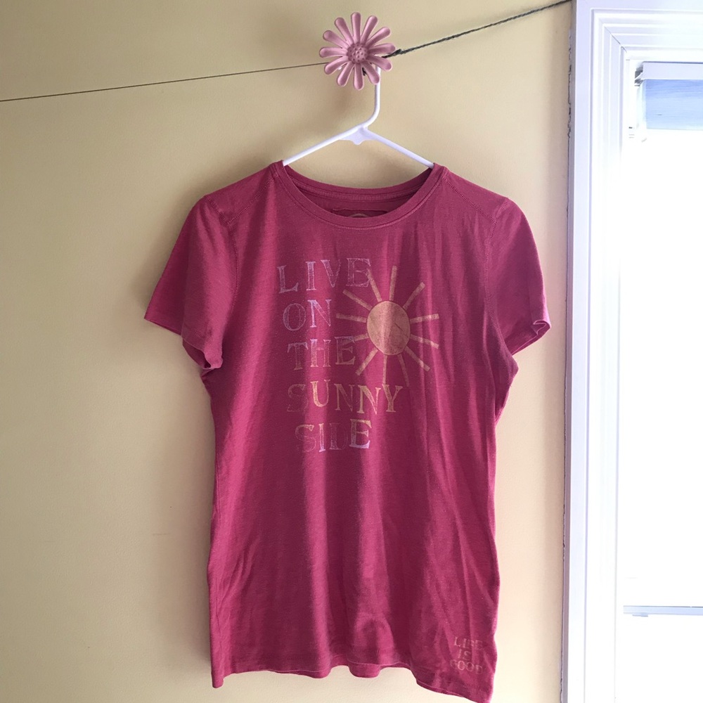 Live on the Sunny side Red-Orange T-Shirt